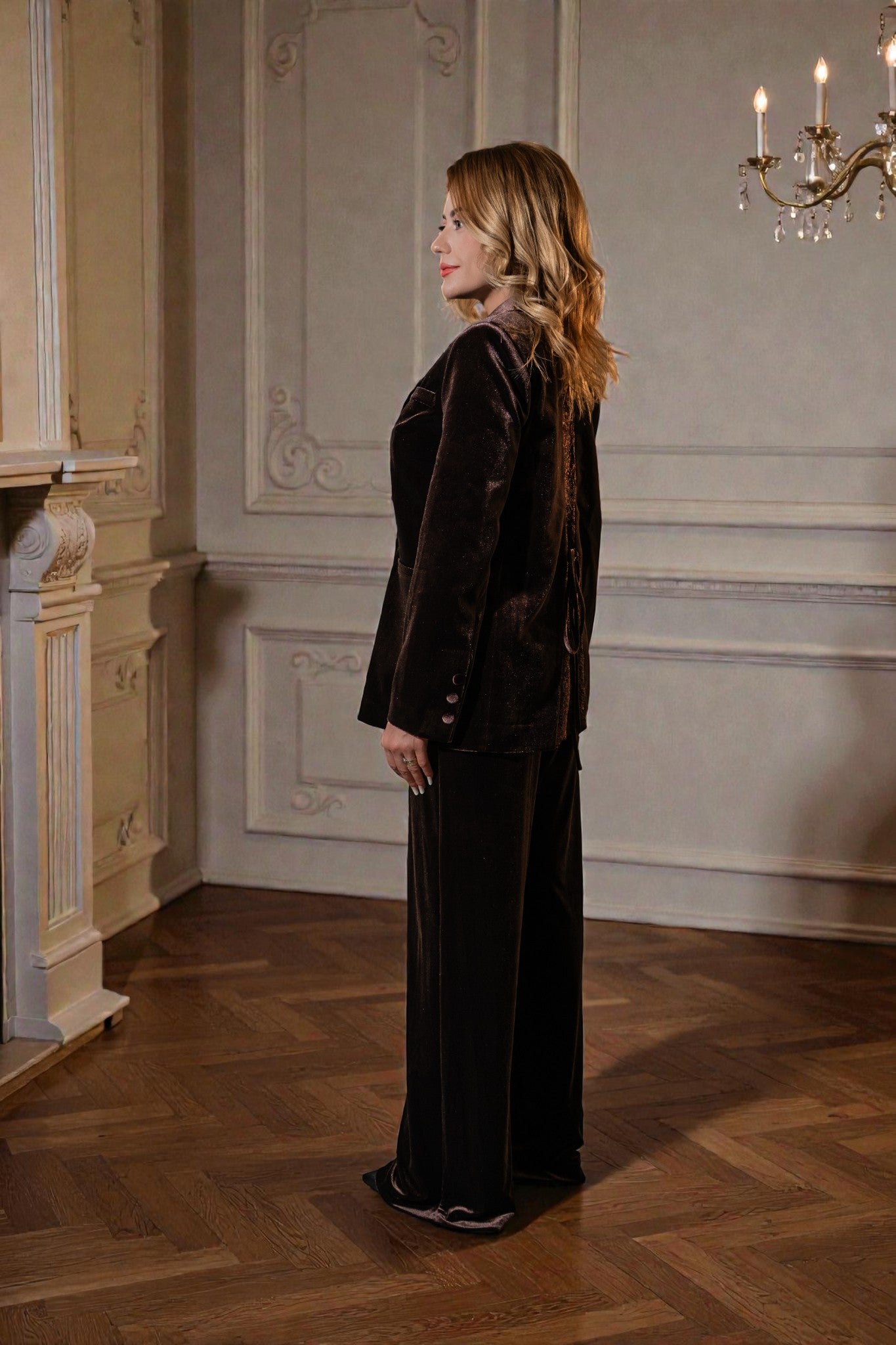 Costum de catifea Velvet Suit