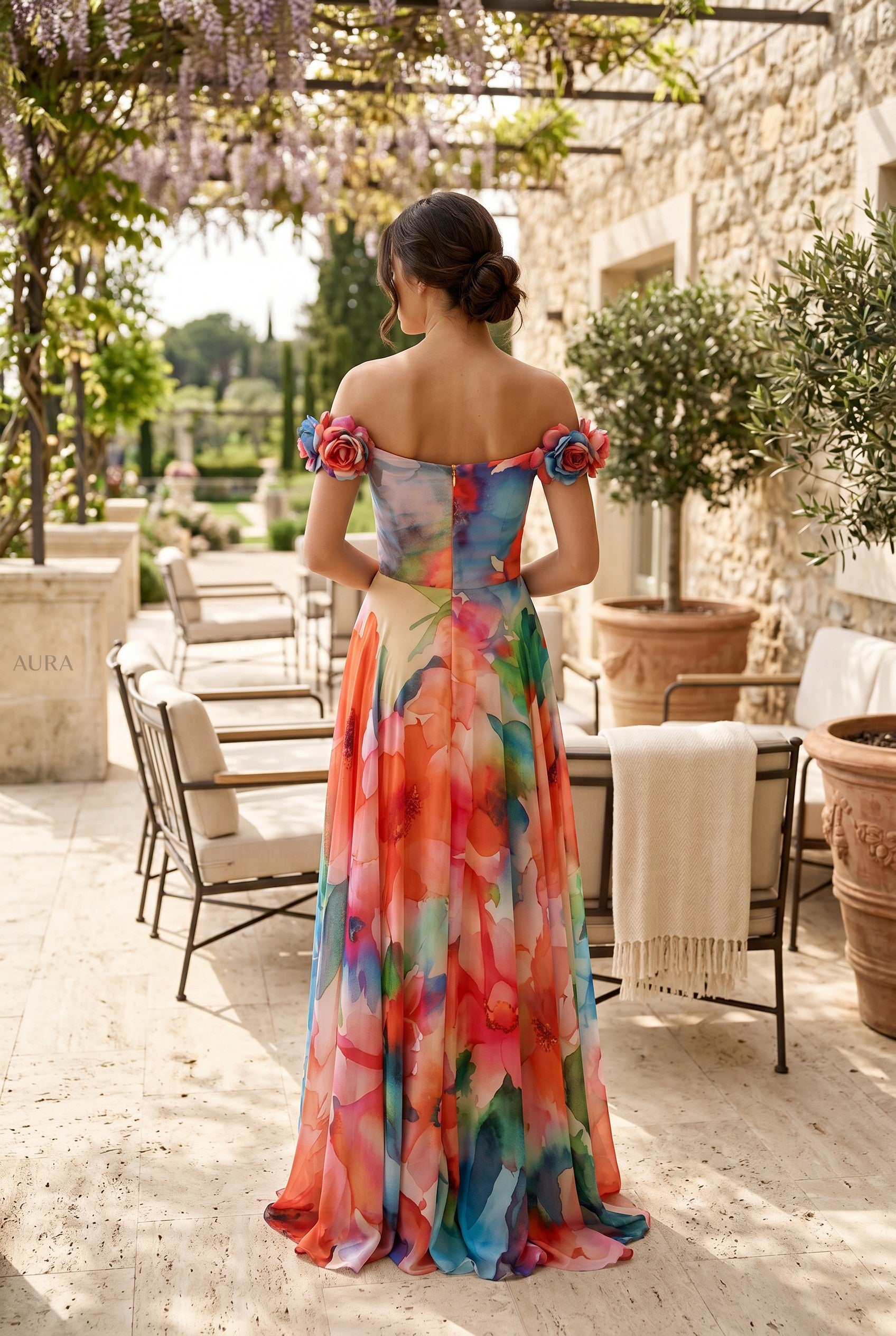 Rochia Jardin Aquarelle