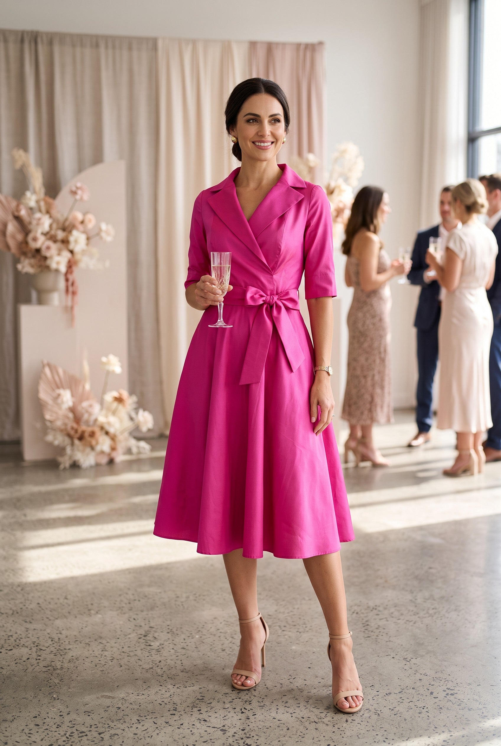 Rochie midi Faye