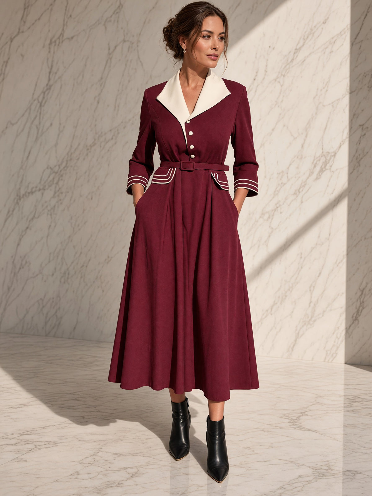 Rochie midi Agathe