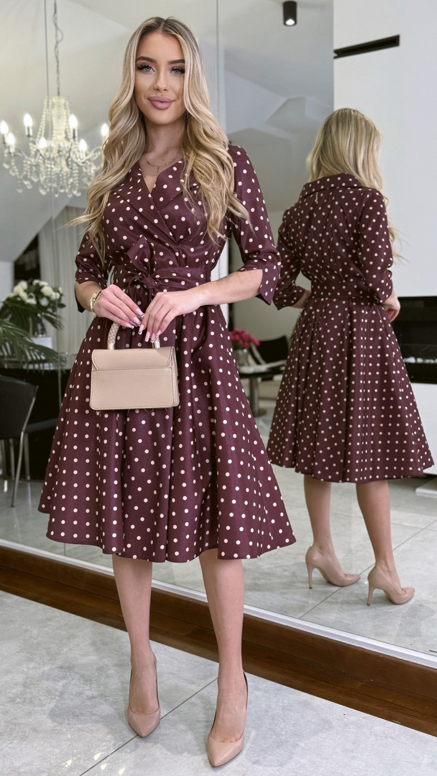 Rochie Midi Dots