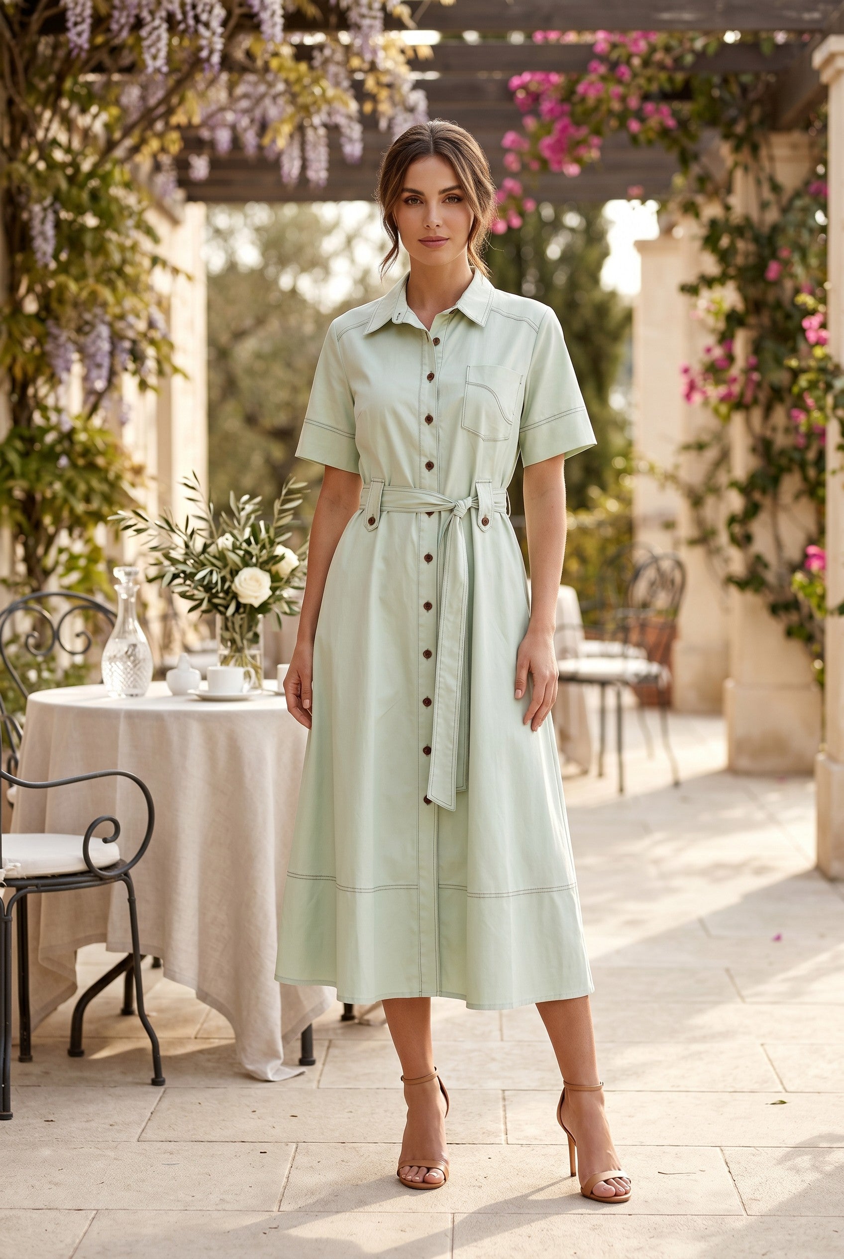 Rochia Mint Belted