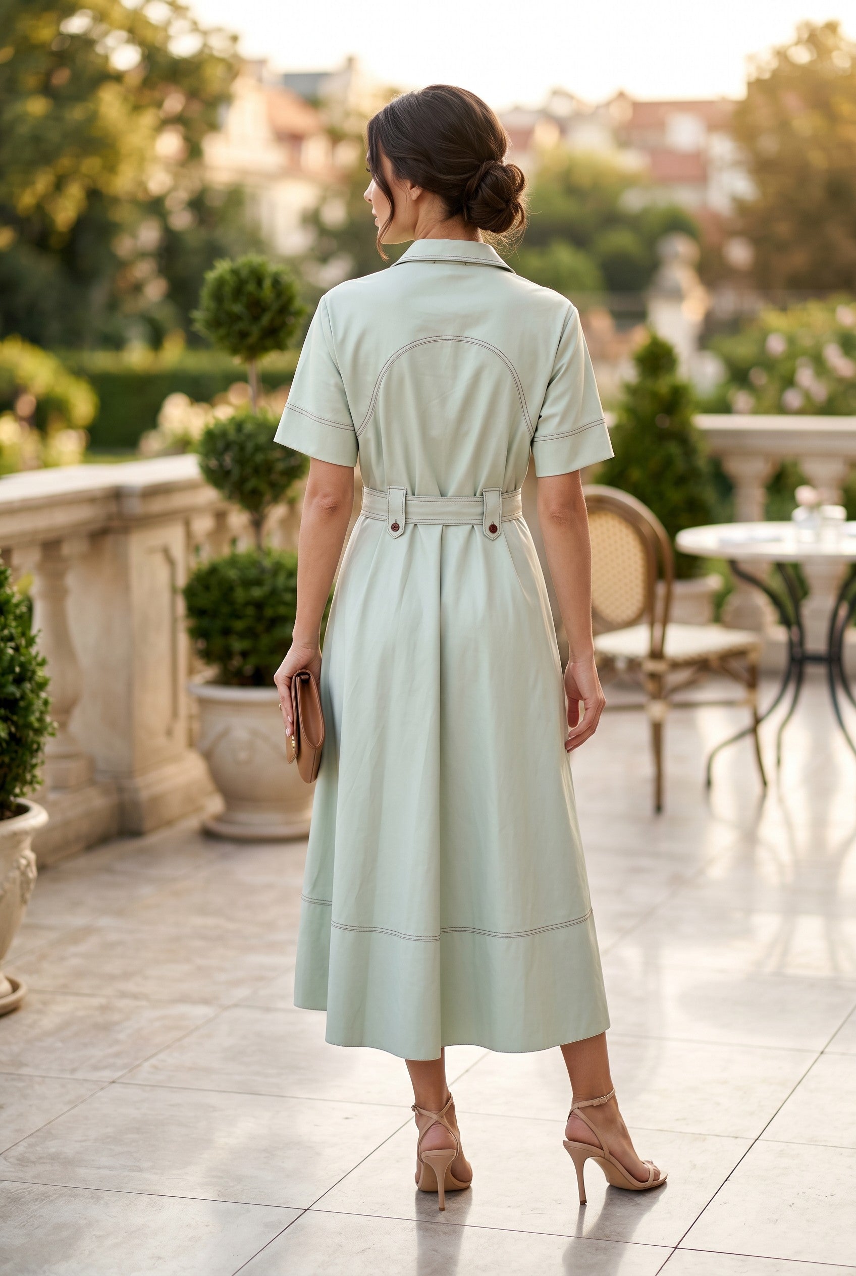 Rochia Mint Belted