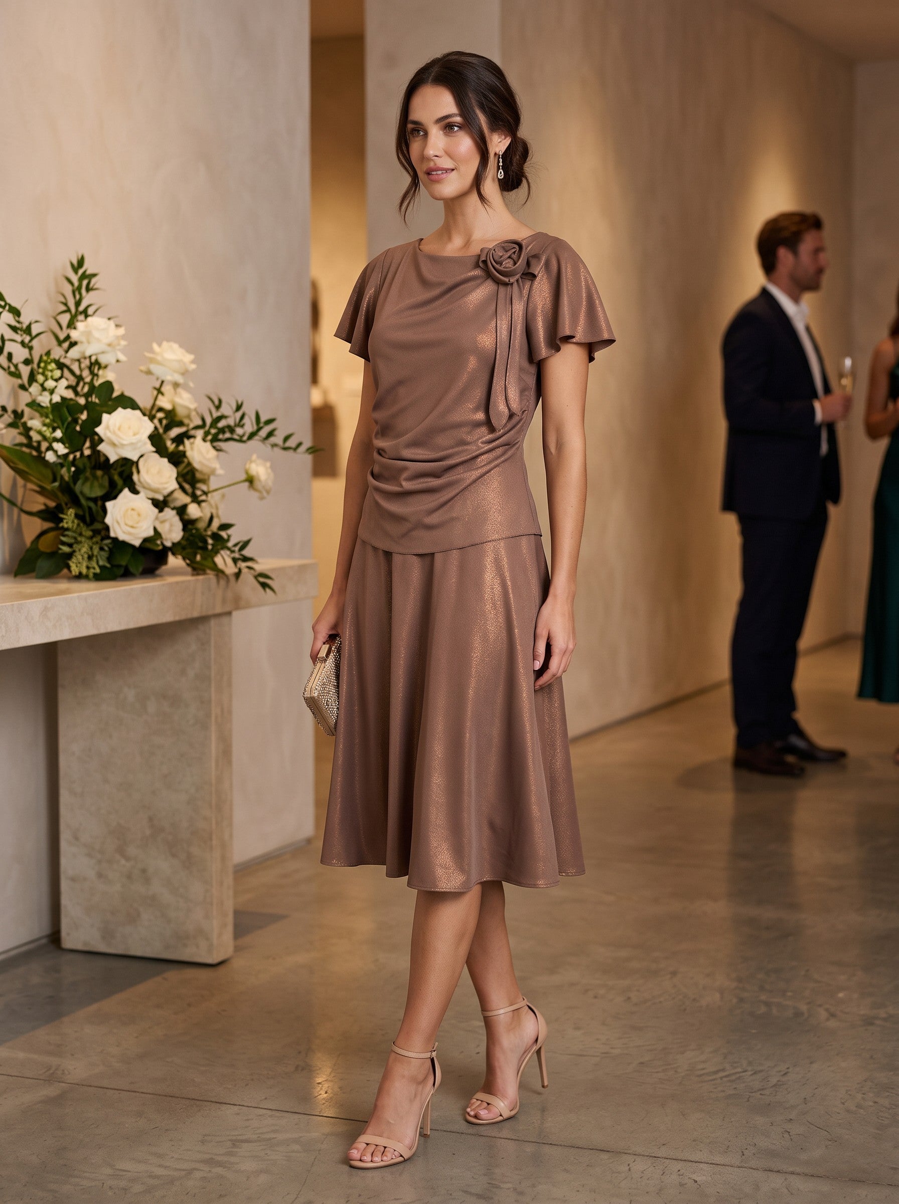Rochie midi Fiorela