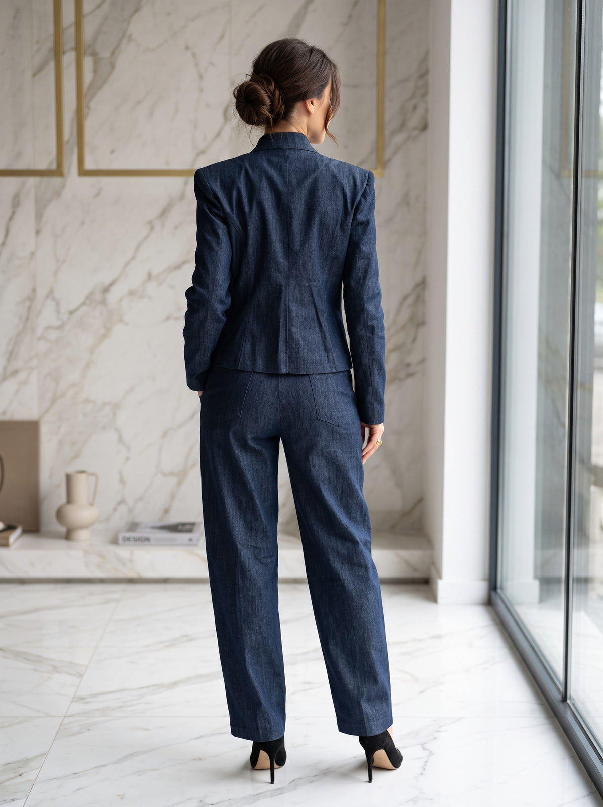Costum denim Damă Yolande 2176