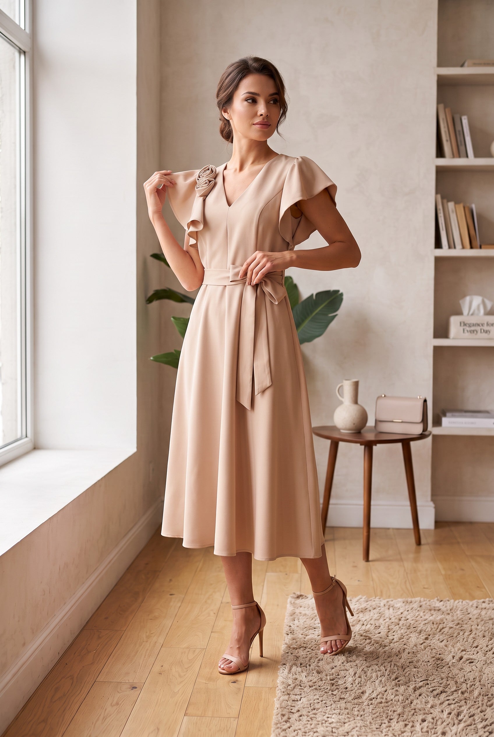 Rochie midi Camélia