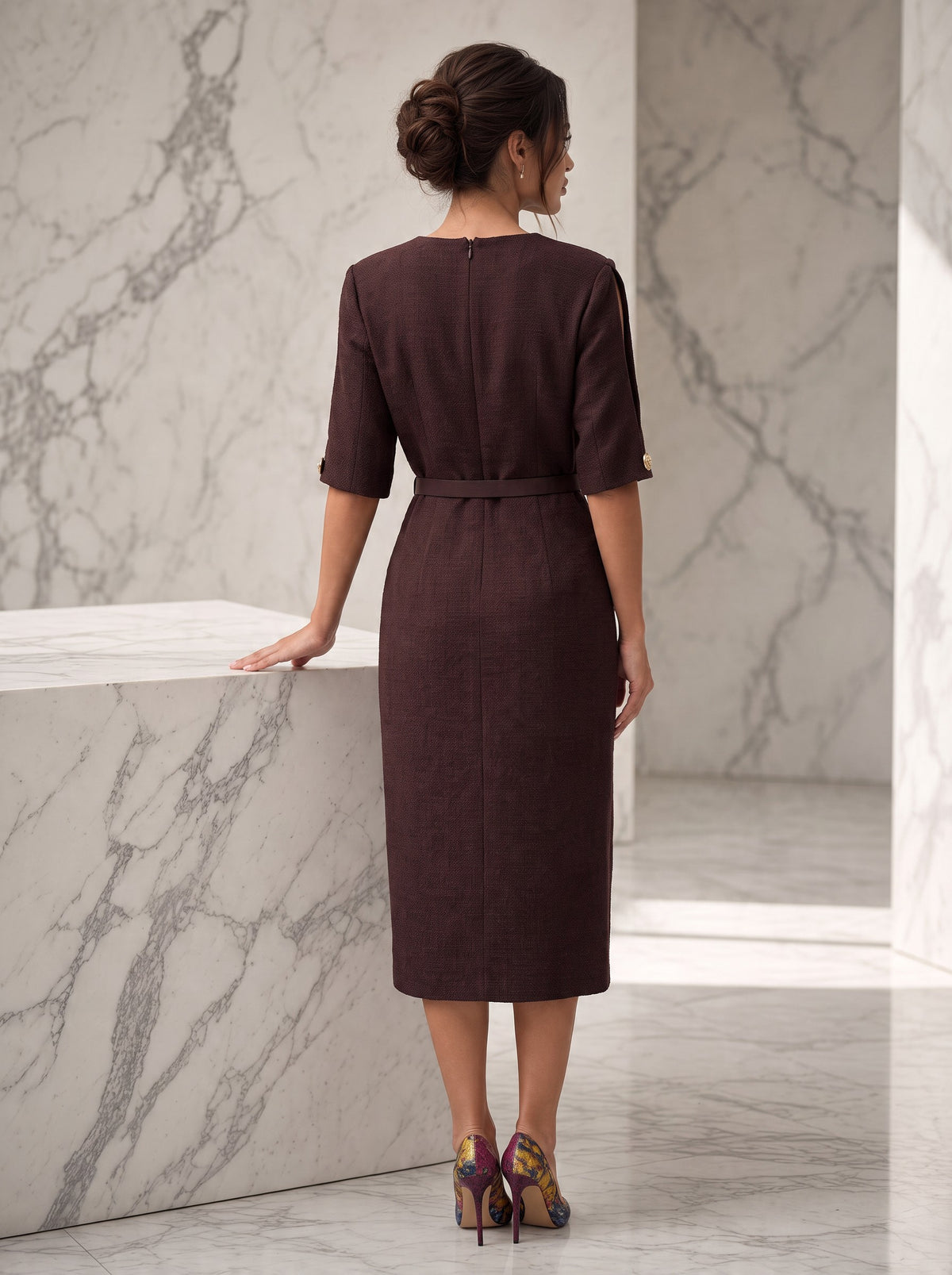 Rochie midi Sidonie