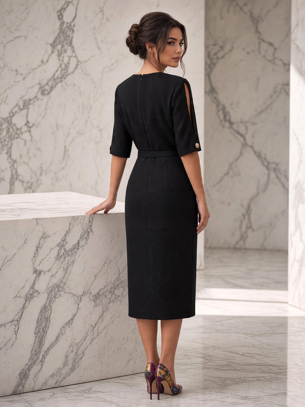Rochie midi Sidonie