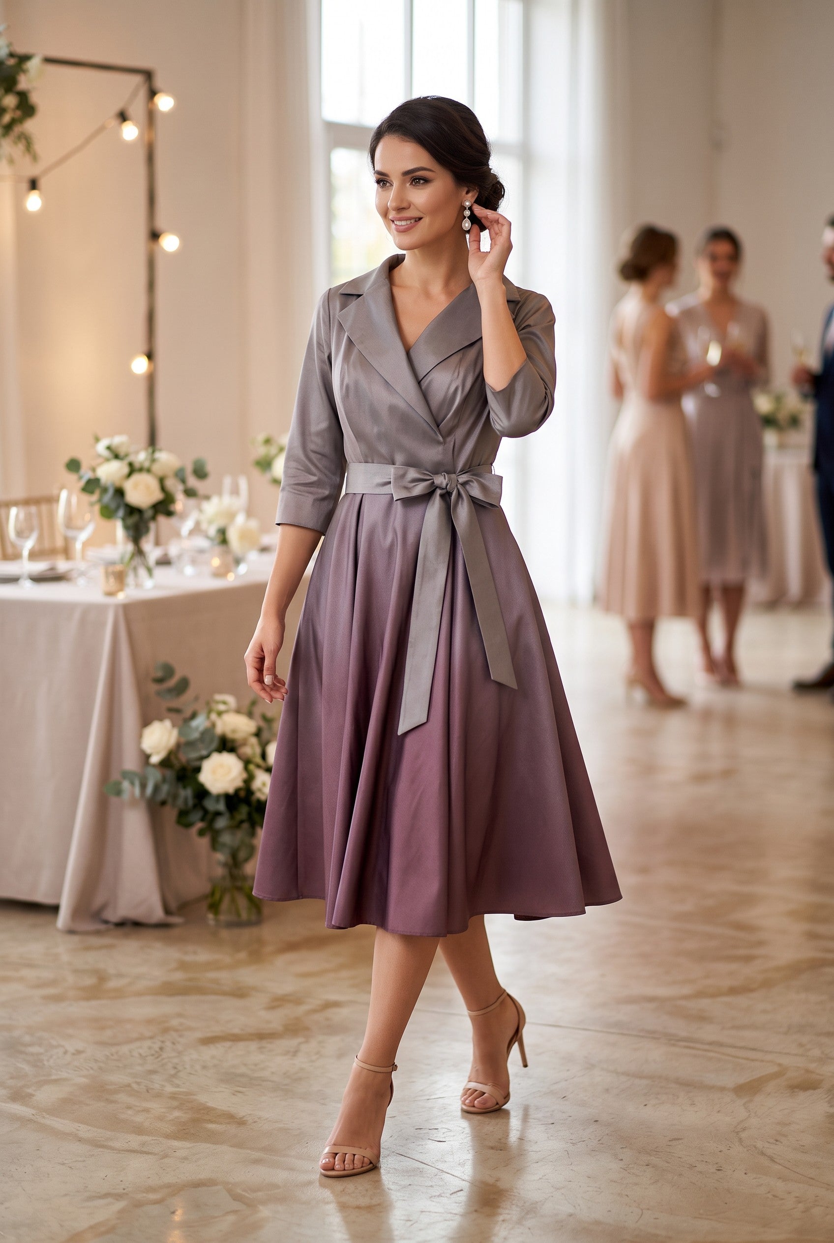 Rochie midi Faye