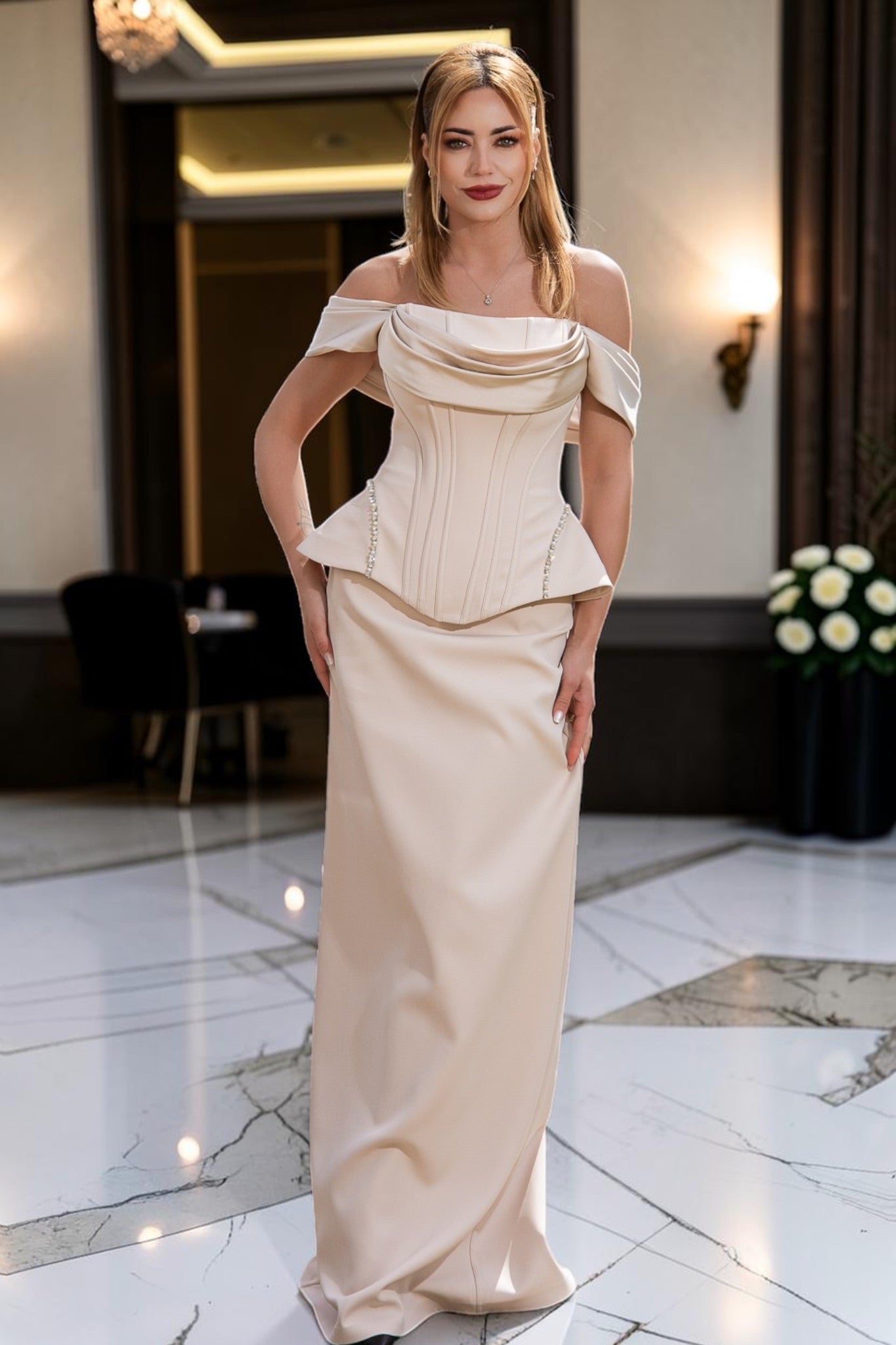 Rochie Luxe Crème