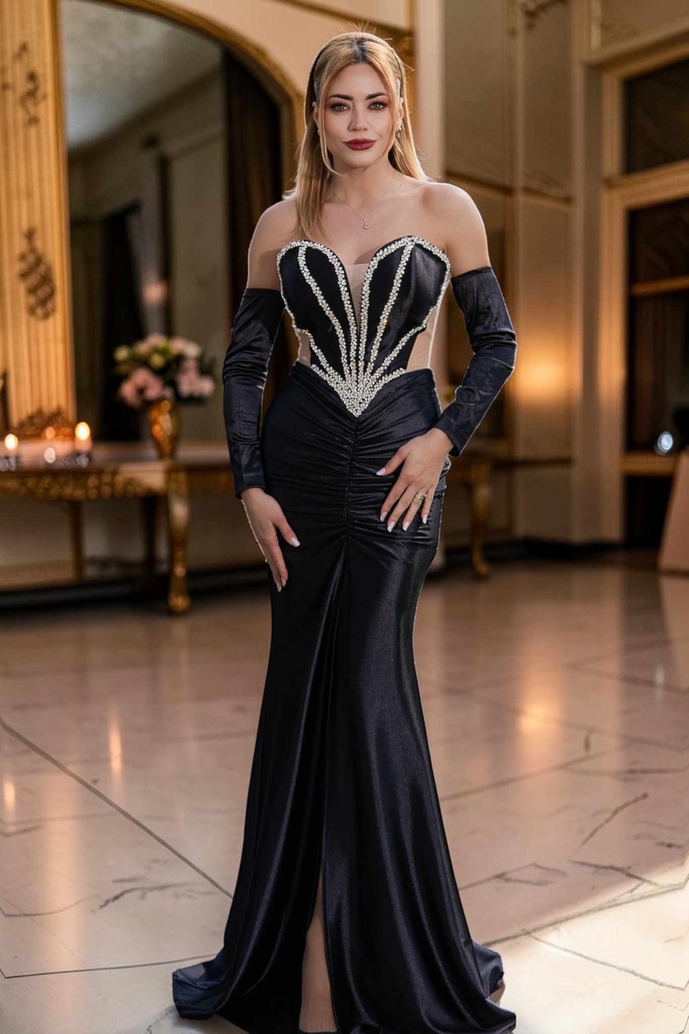 Rochie Crystal Line