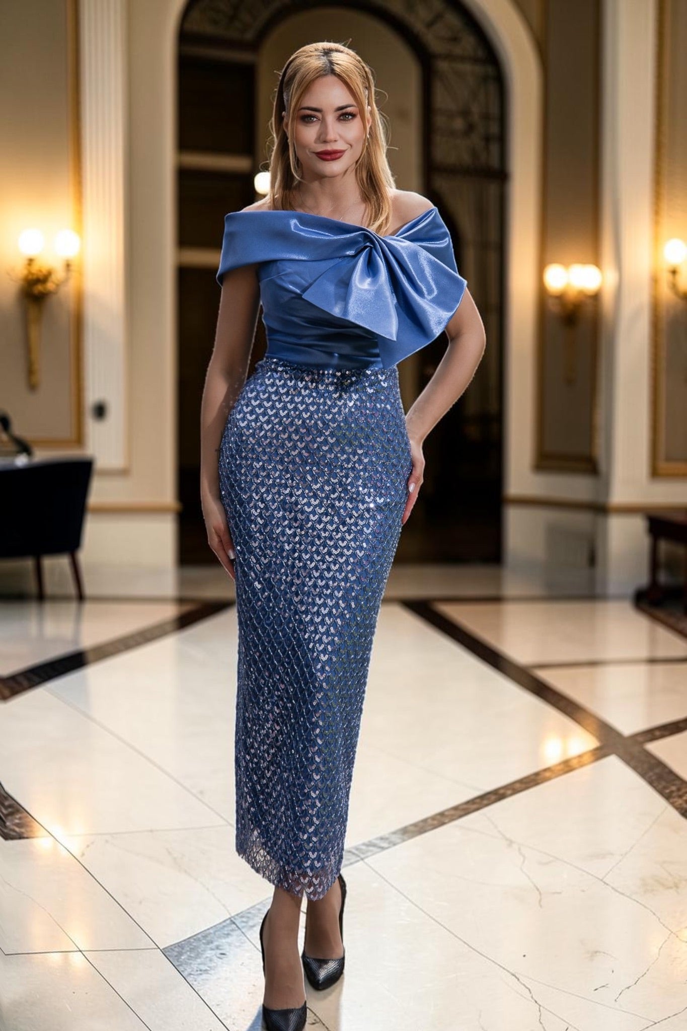 Rochie Aurelia Bow